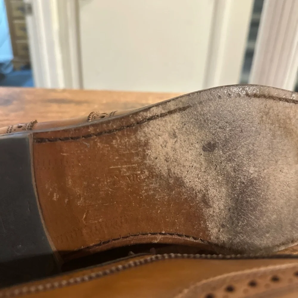 Allen Edmonds Two-Tone Brown Brogue Oxfords